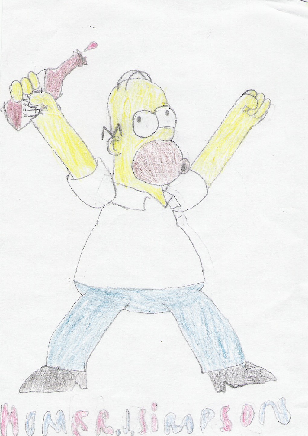 Homer J. Simpson by ilgeker