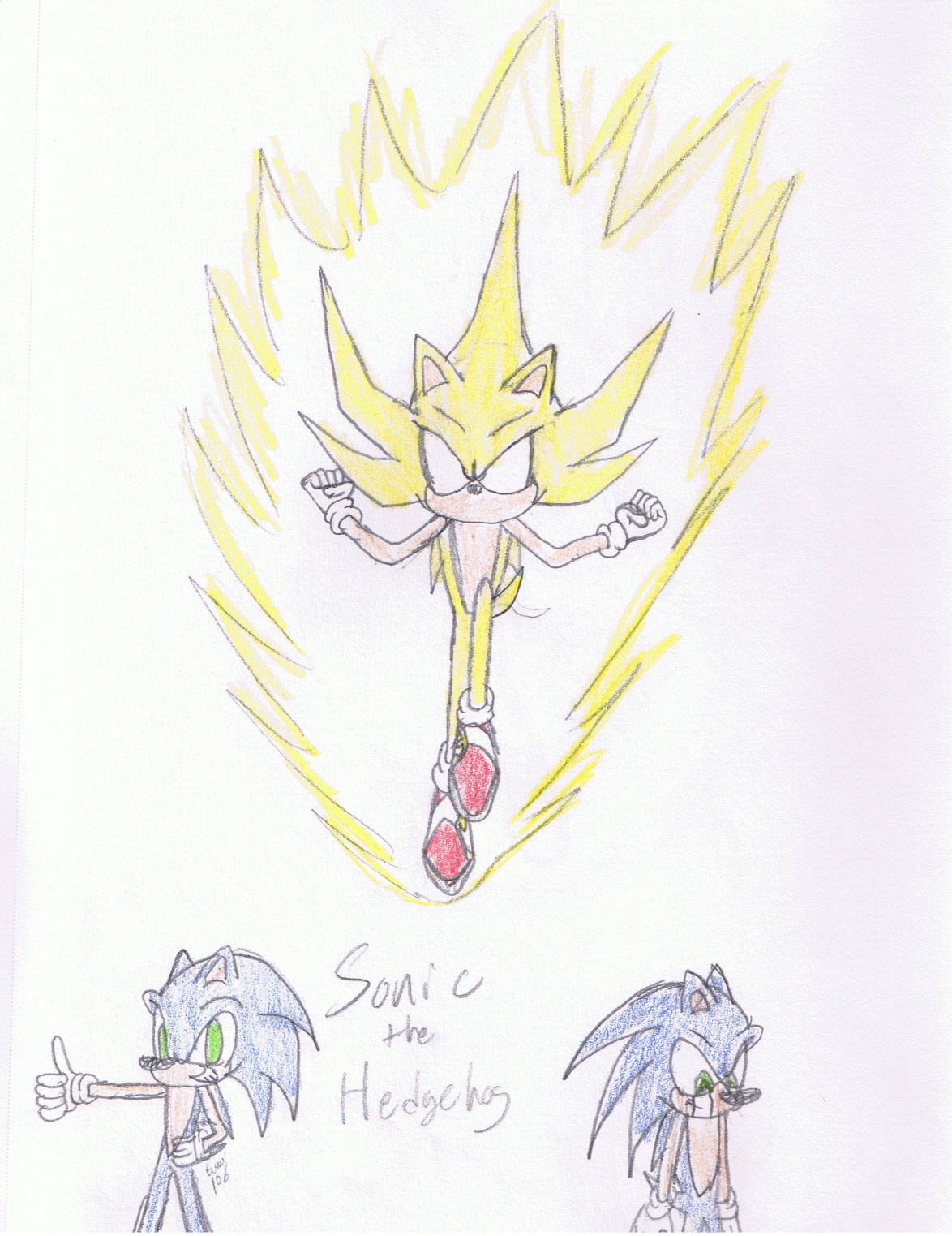 sides of Sonic by iloveanime