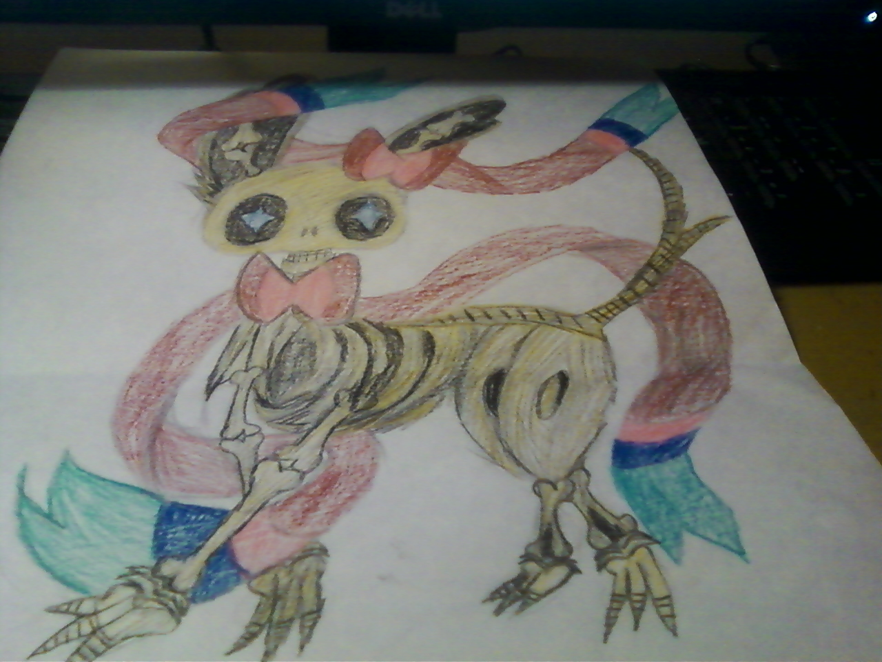 sylveon with out its skin or organs by iloveyouforeveridiot