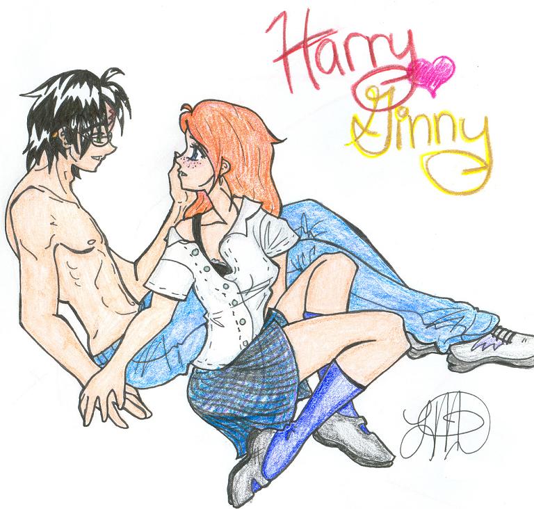 Harry and Ginny by iluvhankmypup