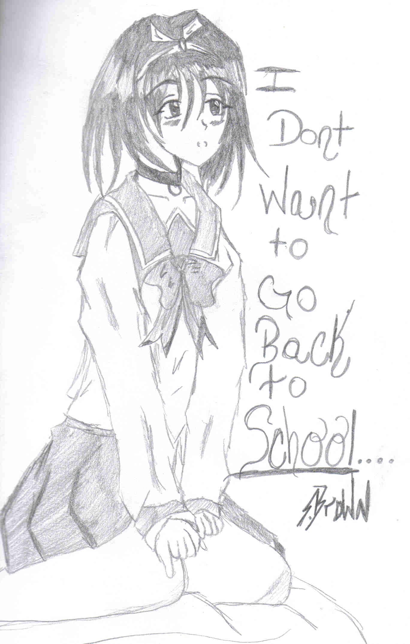 I dont wanna go to school today.... by imaginarylies