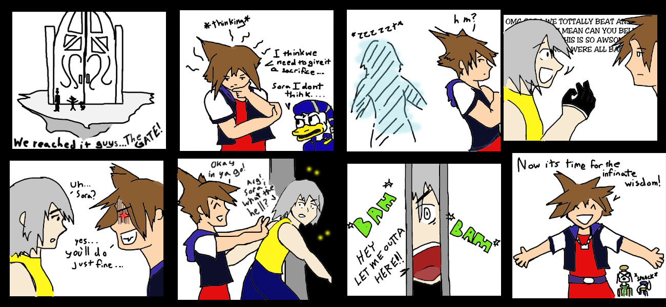Sora and The Gate KH/FMA by individual23