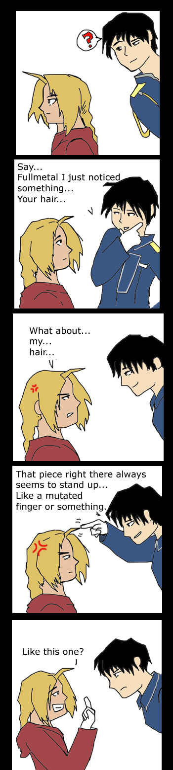 "Fingers" - A FMA comic by individual23