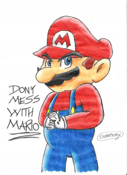 - Don't mess with Mario- NOW BOW DOWN!!! by inferno_fox