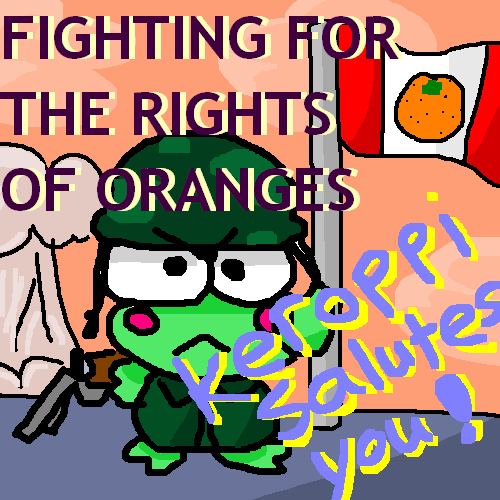 fighting for oranges by infinitee_kiwi
