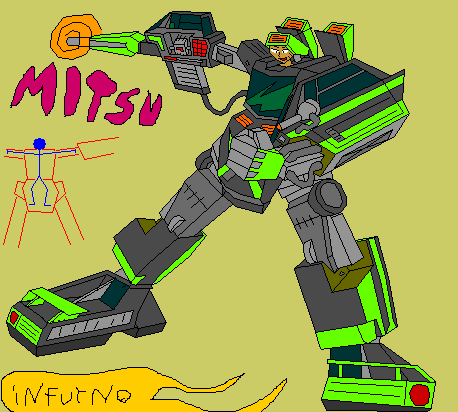 Mitsu in Mecha Armor by infurno