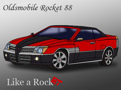 oldsmobile Rocket 88 concept by infurno