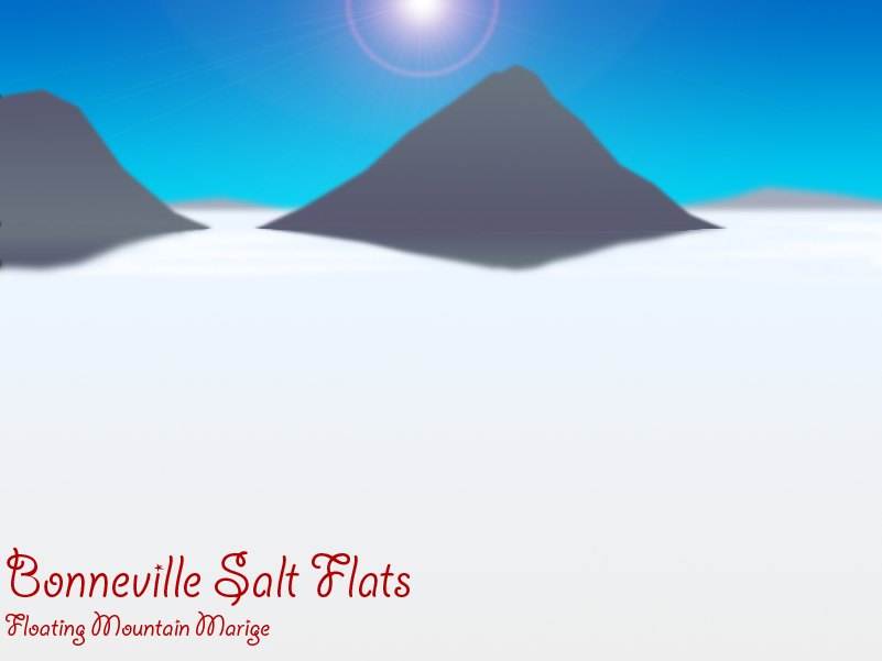 Bonneville Salt Flats UTAH USA by infurno