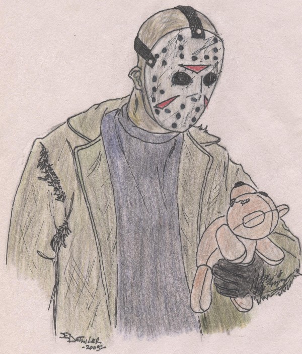 Jason and Teddy by insane_killa_klown69
