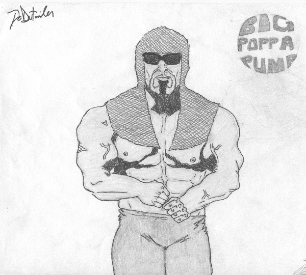 Big Poppa Pump Scott Steiner by insane_killa_klown69