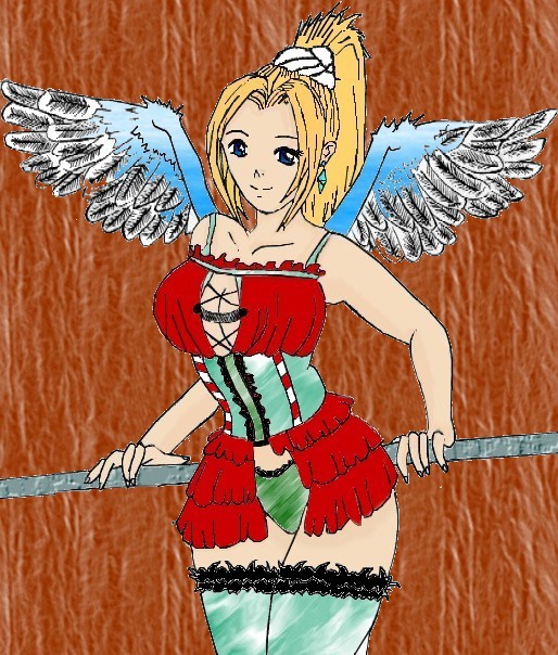 Genkai's beutiful Angel by inugirl1000
