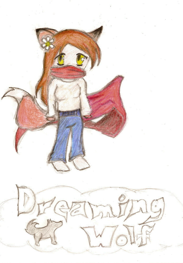 dreaming wolf by inusessbank_lover