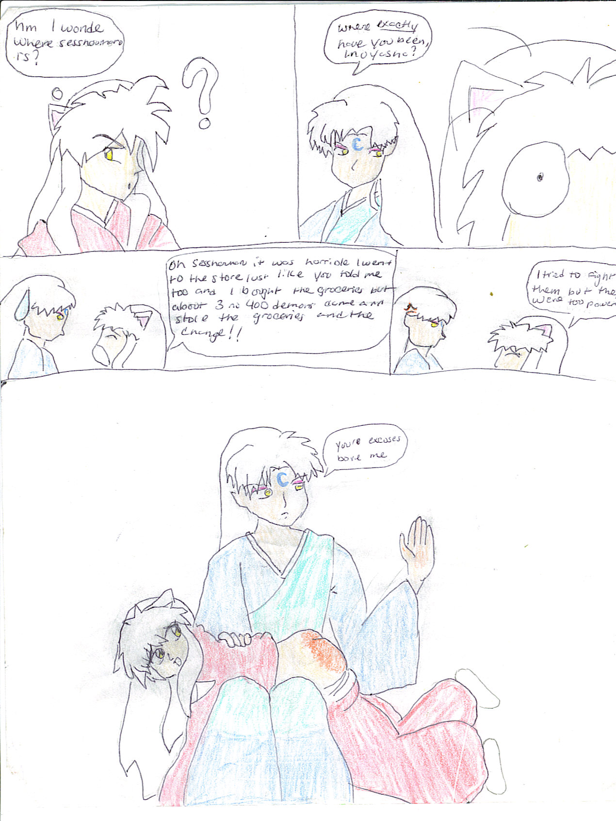 inuyasha's spanking by inushojo