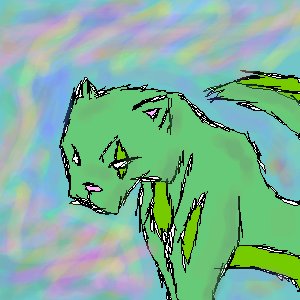 Oekaki : Some Random Cat Thingy by inuyasha4everman