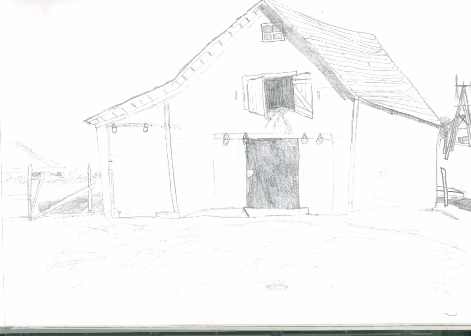 Meh Grandma's barn by inuyasha_girl11