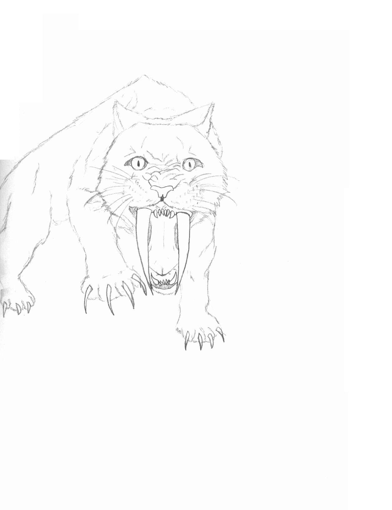 Meh sabertooth is gonna eat you! by inuyasha_girl11