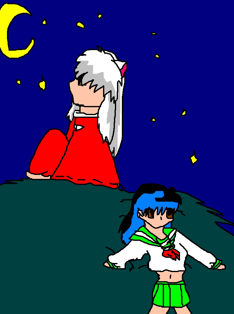 Inu and Kag(for Little_miss_angel) by inuyasha_naruto_lover