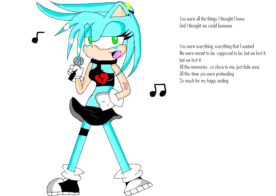 sonica singing my happy ending by inuyashas_girl179