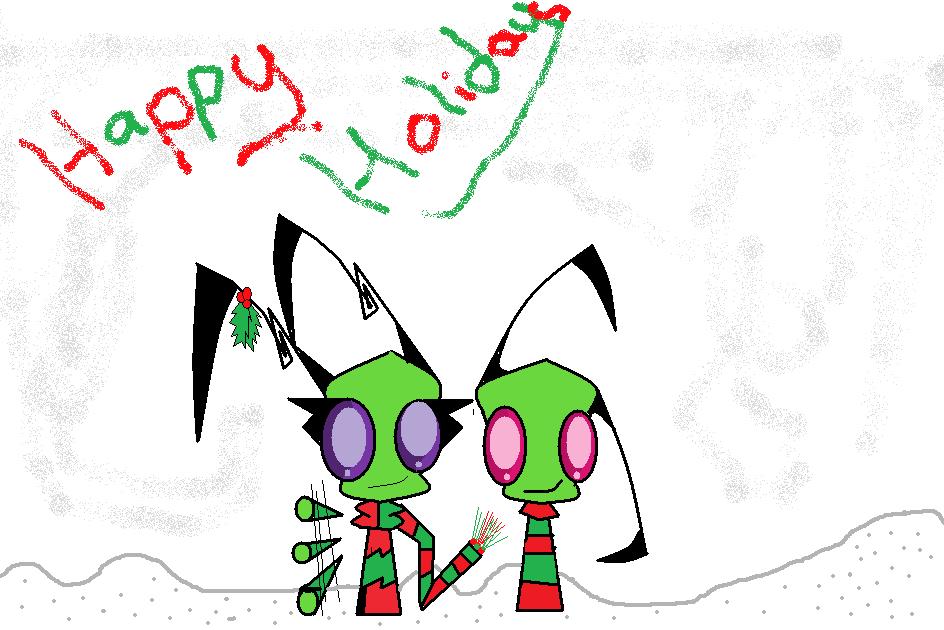 Happy holidays by invaderzim101