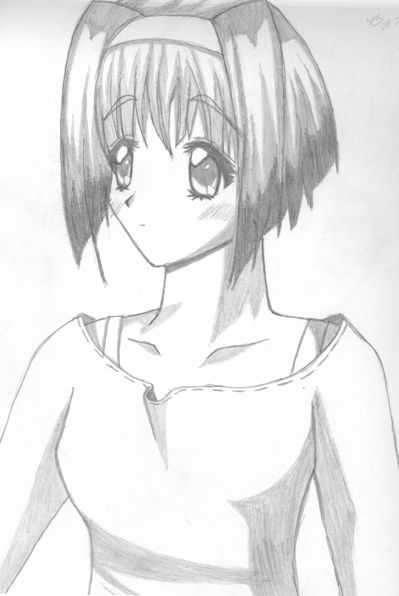 Anime girl by ioozrocks