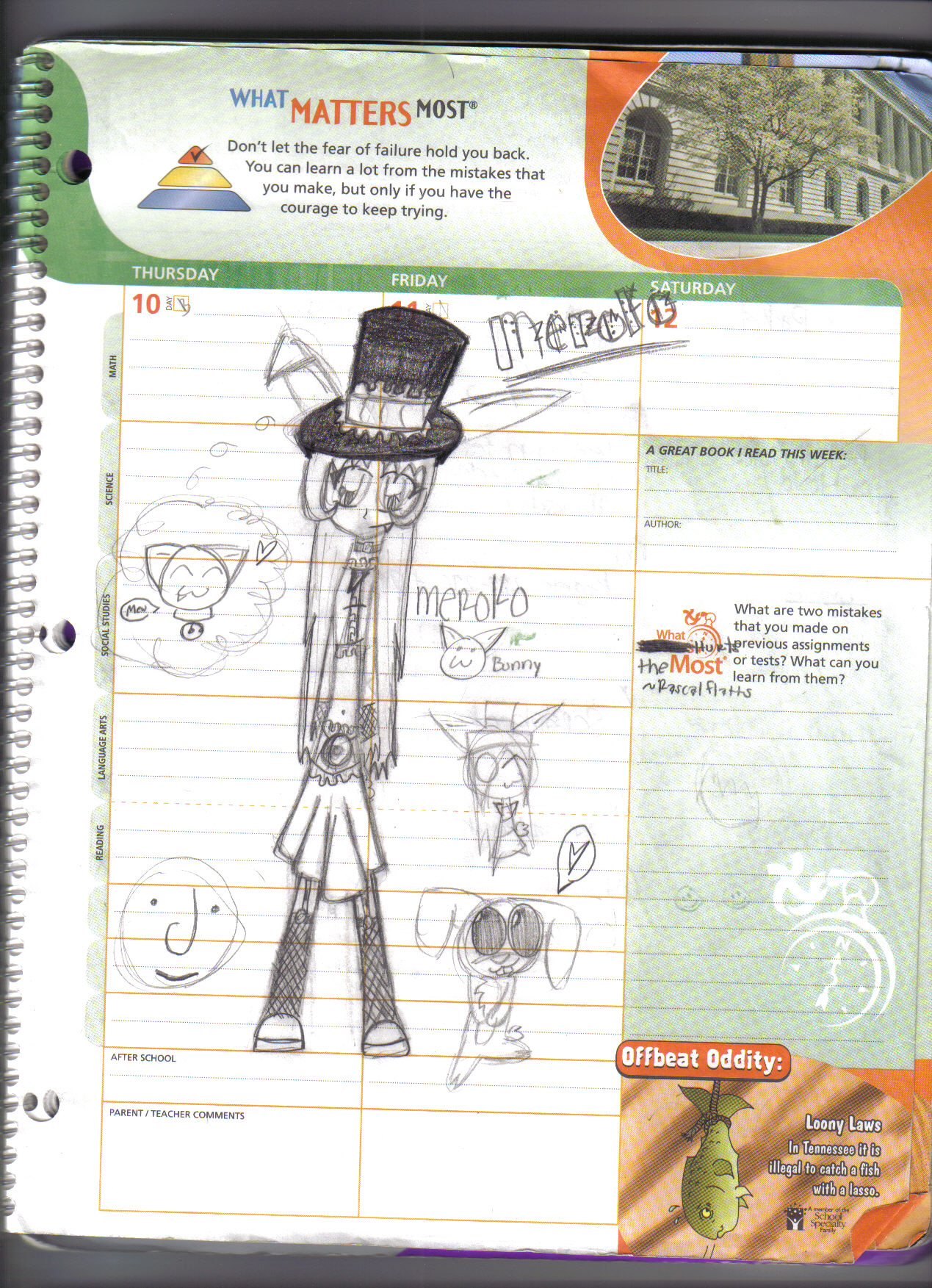 random assignment notebook doodles :3 by irkenGem