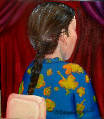 Facing Away (Acrylic Painting) by isami