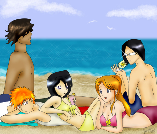 Bleachy Beach Party by isami