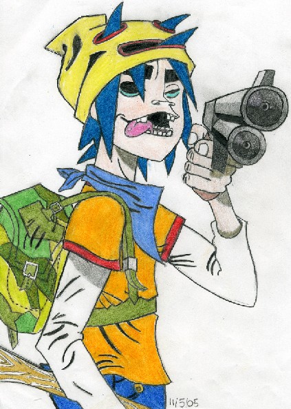 2D with a gun! by its_dare2005