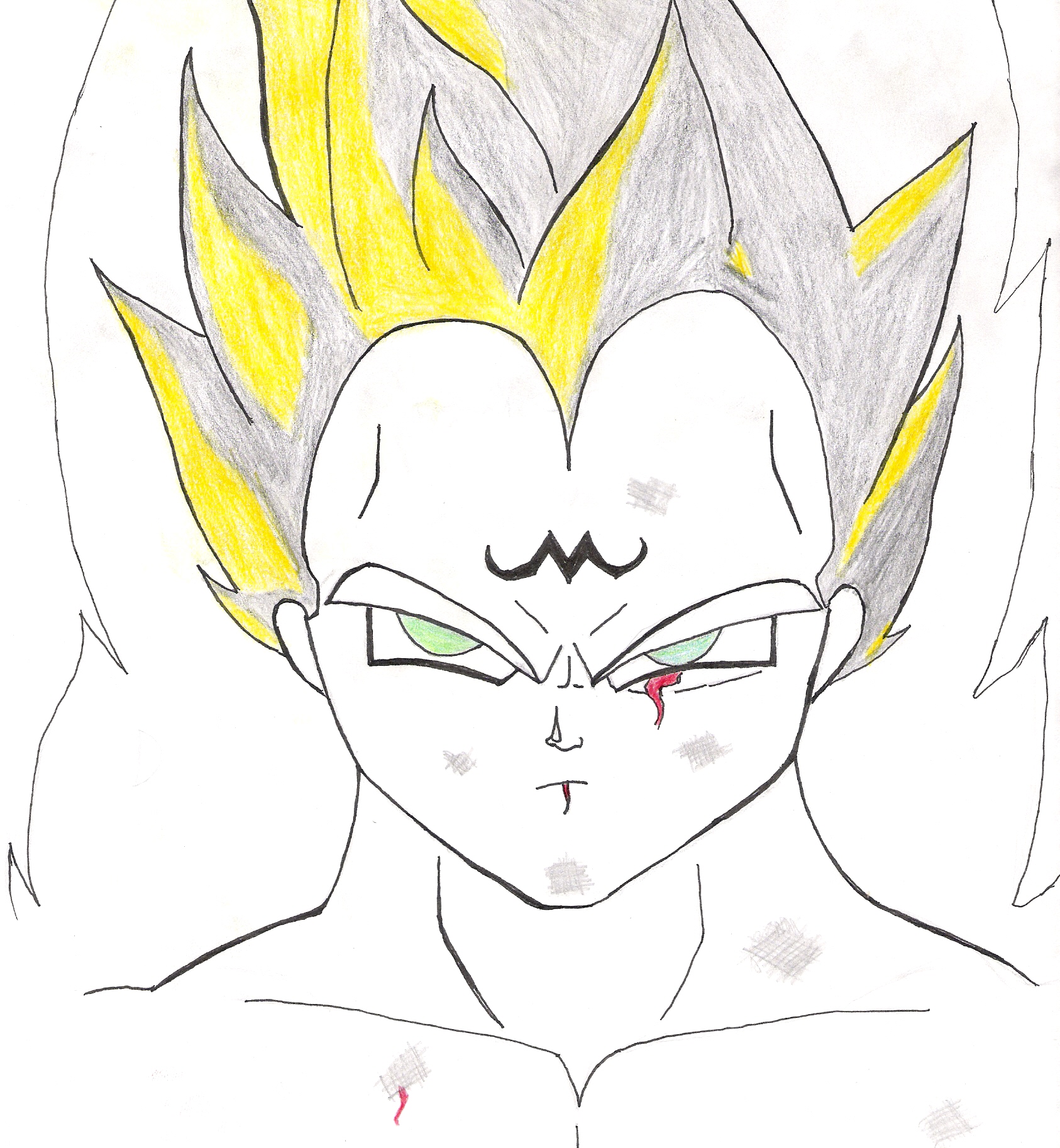 super Vegeta by iyoday