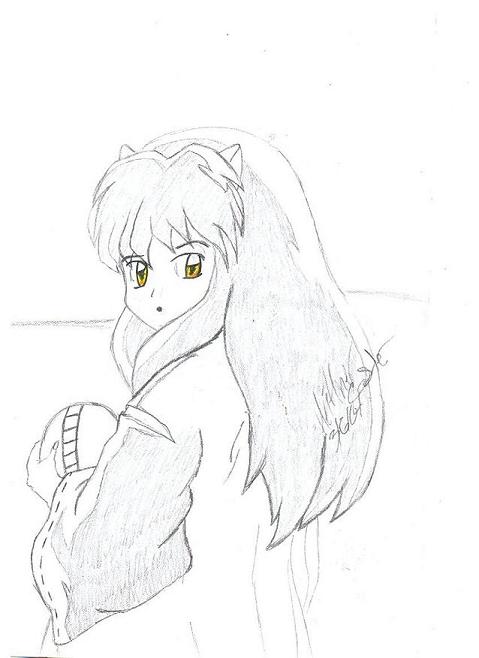 child inuyasha with a ball by iysgurl