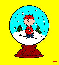 Charlie Brown Snowglobe (anim) by JAYCEE
