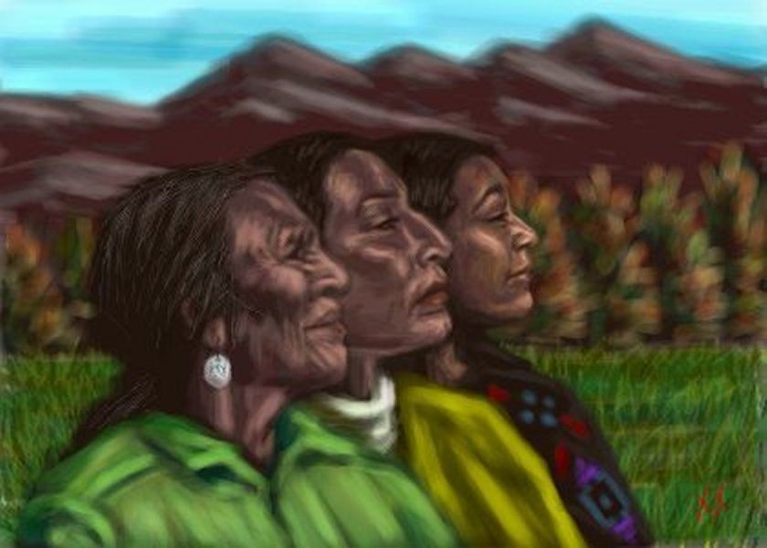Shoshone Women by JAYCEE