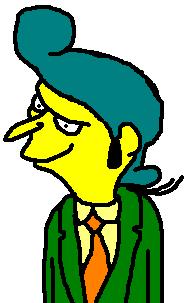 Mr. Burns (80 years younger) by JEMASCOLA