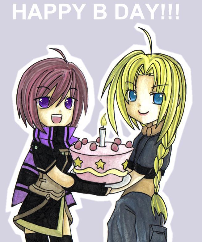 nel and mira *b-day pic for tao_marika* by JHanna