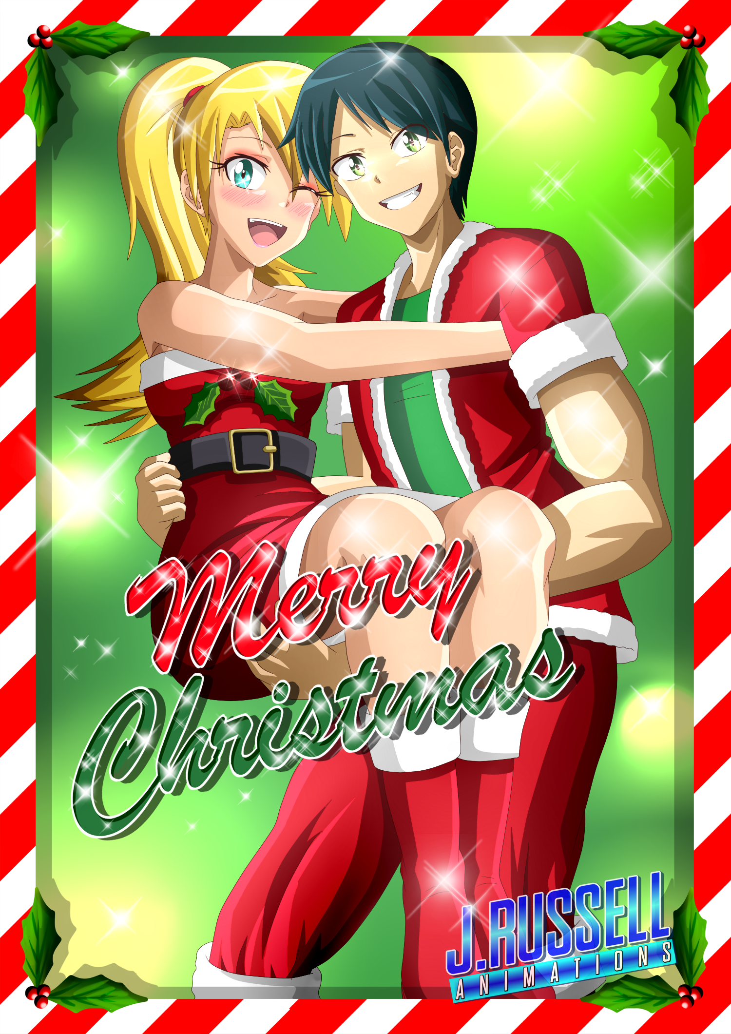 Merry Christmas 2023 - JeffxKathy by JRussellAnimations