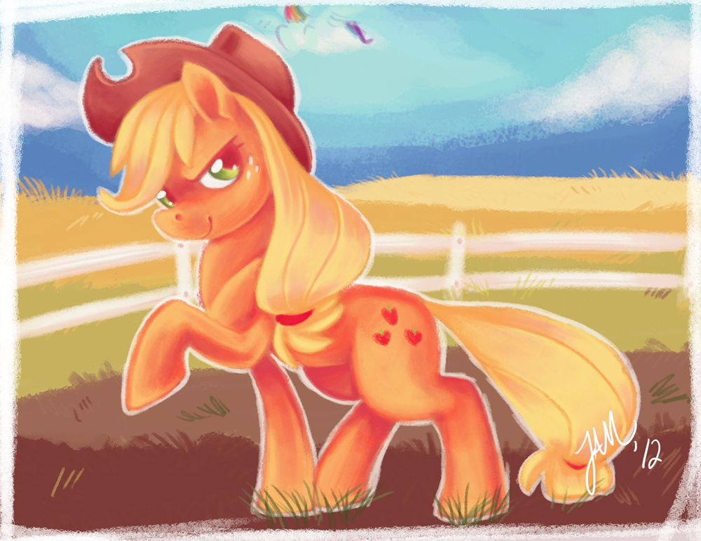 applejack fan art