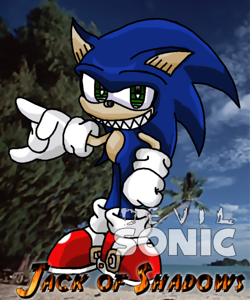 Devil Sonic by Jack_of_Shadows