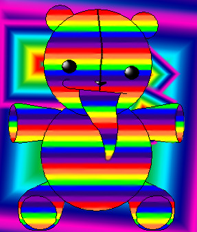 gay pride bear! by Jackismyman