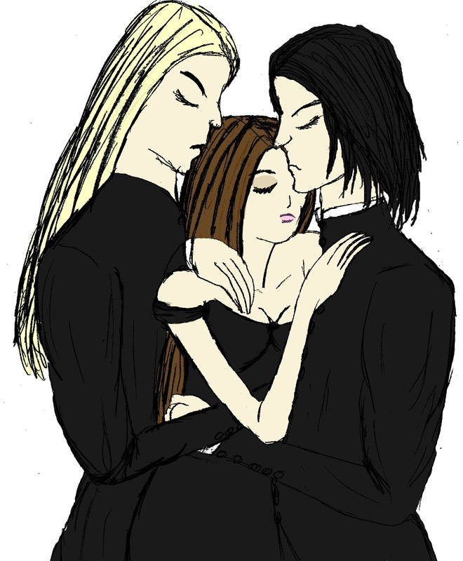 Lucius, Kathrine, and Severus by JadeBloom1