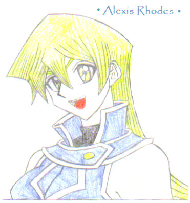 Alexis Rhodes (Drawn by Solby colored by me) by JadenLover95