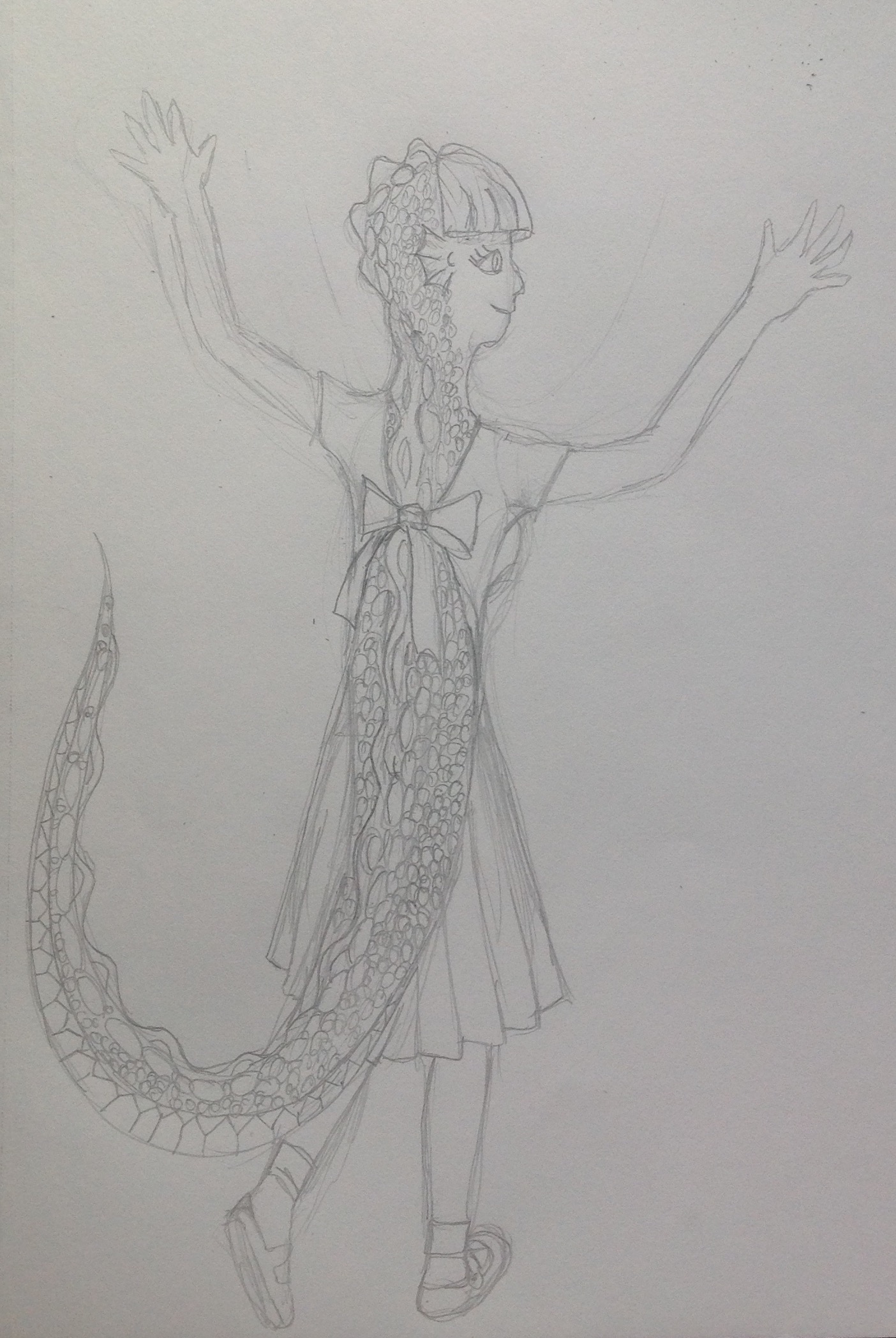 Audrey back scales speculation full body version by Jadis