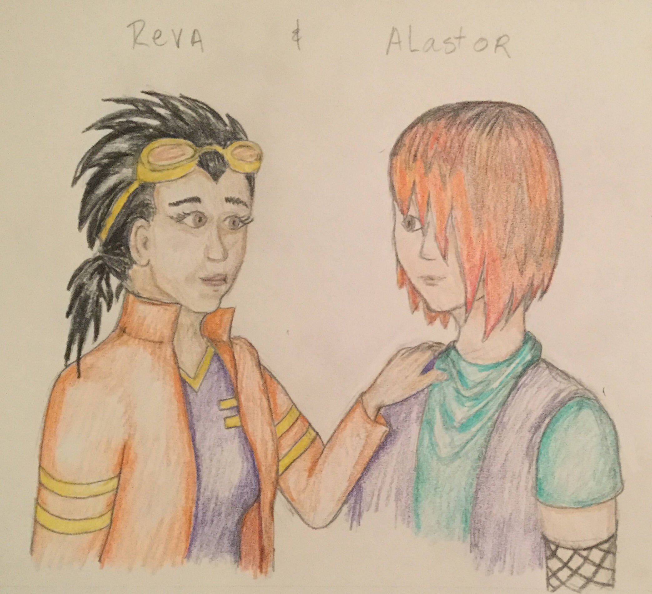 Reva And Alastor by Jadis