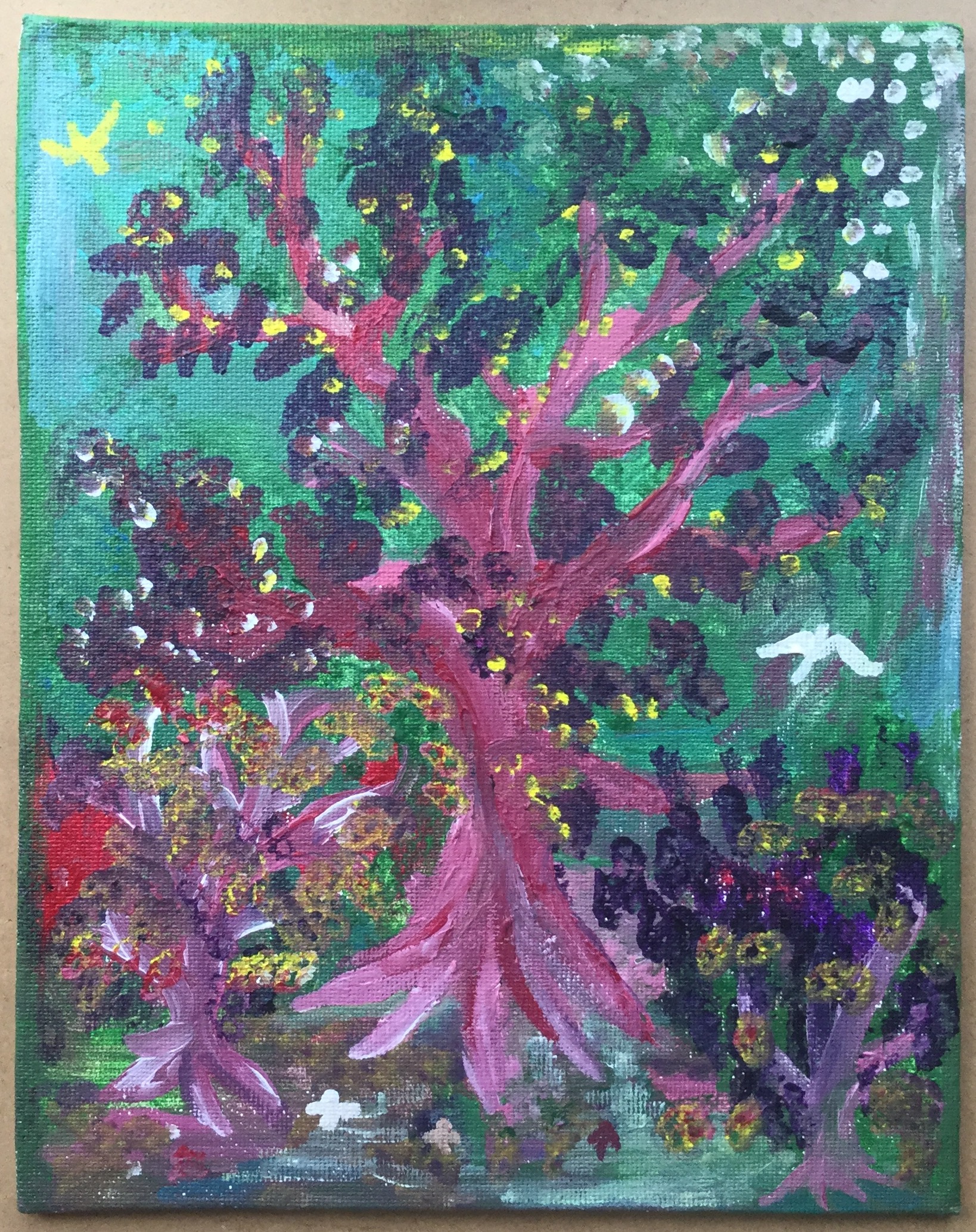 Tree painting by Jadis