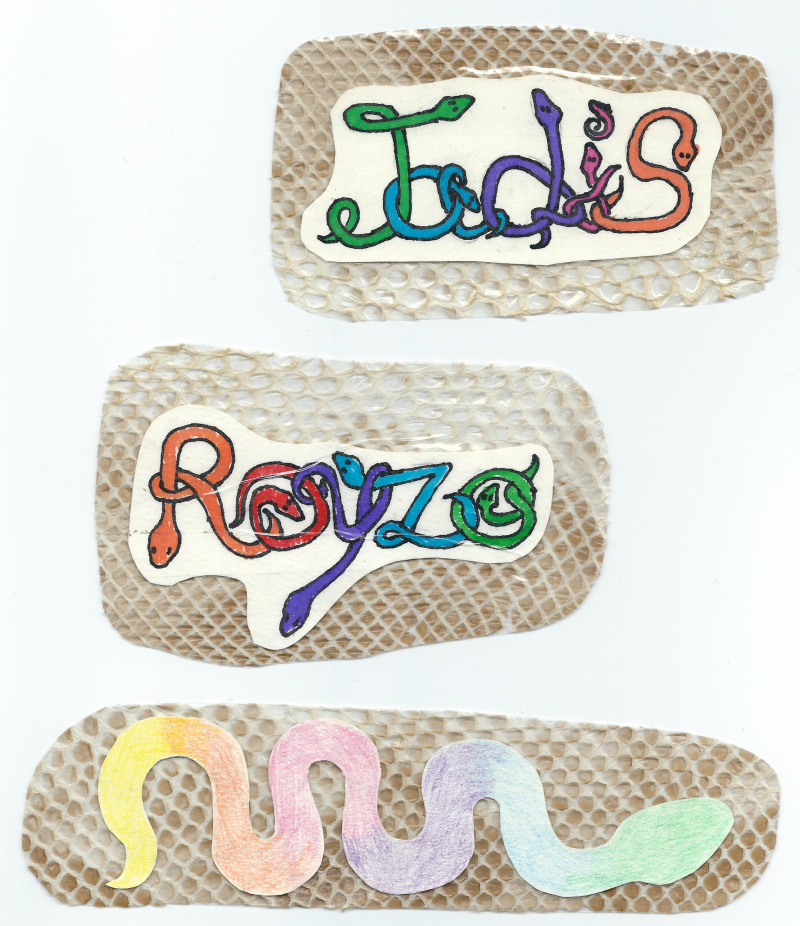 rainbow snake and snake names by Jadis