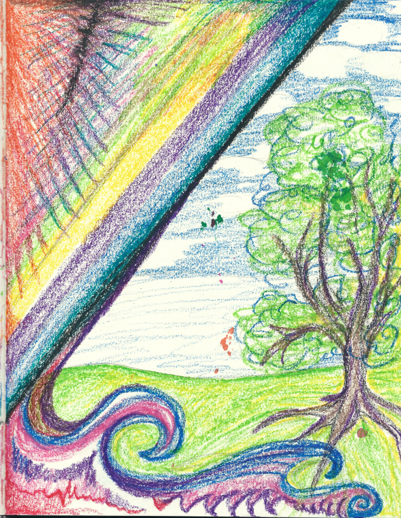 After the storm [a bright pastel experiment] by Jadis