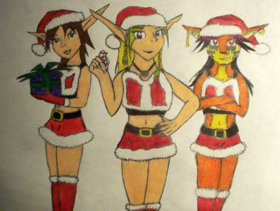 Merry Christmas *Picture for Happy Jak* by JakLover01