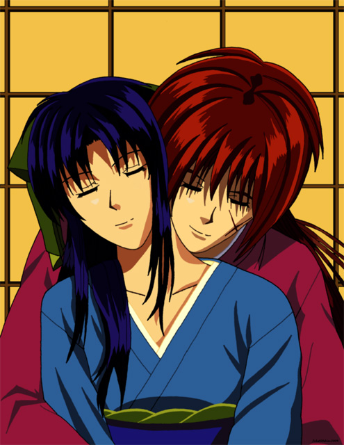 Kenshin and Kaoru by Jakstiltskin