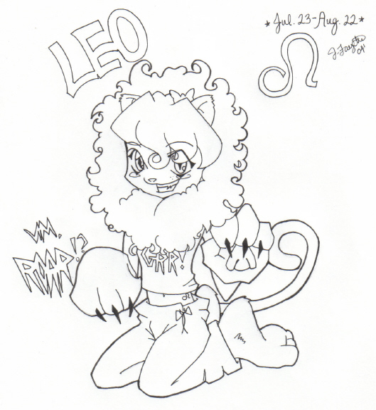 !! Zodiac: Leo !! by JarJarrBinx6