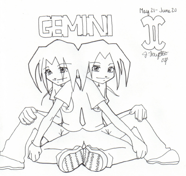 !! Zodiac: Gemini !! by JarJarrBinx6