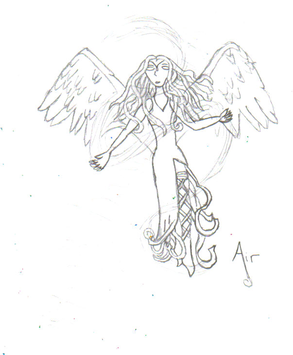 ~*Winged Air Elemental*~ by Jarod71